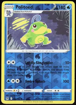 Politoed 032/196 Reverse Holo Lost Origin Rare uratsuka Lightly Played - Image 2
