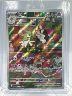 Kirlia 212/198 SV01: Scarlet & Violet Holo Full Art Rare Pokemon TCG - Image 1