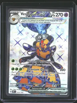 Vespiquen ex 212/197 Ultra Rare Obsidian Flames Pokemon NM/M - Image 1