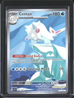 Cetitan 201/191 Illustration Rare Surging Sparks Pokemon NM/M - Image 1