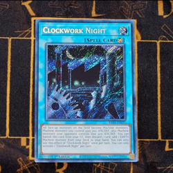 YUGIOH Clockwork Night (RA03-EN071) Secret Rare 1st Edition Neat Mint - Image 1
