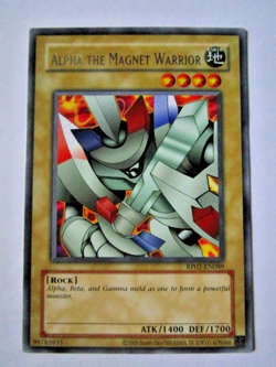 Yugioh! Alpha The Magnet Warrior Rp02-En089 Rare Unlimited Near Mint!! - Image 1