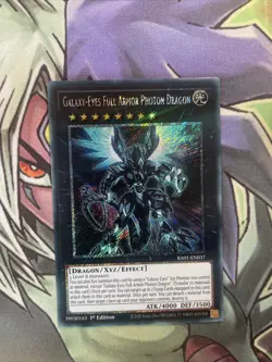 RA01-EN037 Galaxy-Eyes Ful Armor Photon Dragon Platinum Secret Rare NM Yugioh - Image 1