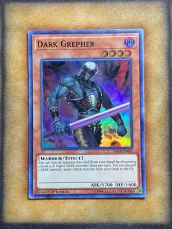 Yugioh Dark Grepher DASA-EN042 Super Rare 1st Ed LP - Image 1