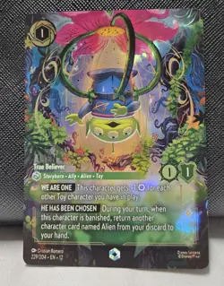 Alien - True Believer 229/204 Enchanted Wilds Unknown Disney Lorcana Card Eng. - Image 2