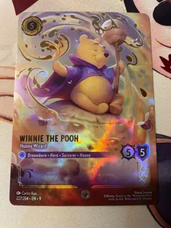 2025 Disney Lorcana—Winnie the Pooh - Hunny Wizard #227 Fabled—Enchanted Foil - Image 1