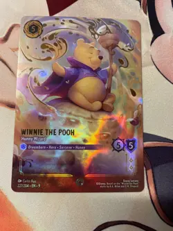 2025 Disney Lorcana—Winnie the Pooh - Hunny Wizard #227 Fabled—Enchanted Foil - Image 2