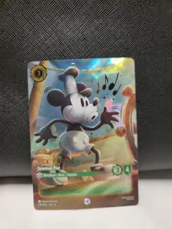 Disney Lorcana TCG- Mickey Mouse Steamboat Pilot- Enchanted Fabled 231/204 - Image 1