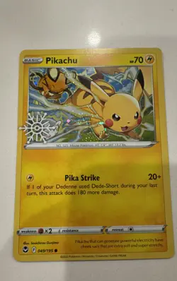Pikachu - (Holiday Calendar) 049/195 Miscellaneous Cards & Products Holo - Image 1
