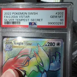 Pokemon Silver Tempest Lugia VSTAR Secret Rare Card PSA 10,Mint 202/195 - Image 3