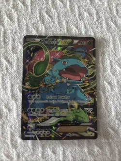 Pokemon Venusaur EX Promo Full Art Holo XY123 XY Card English - Image 1