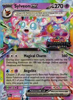 Sylveon ex - (Prismatic Evolutions Stamp) Promo Miscellaneous Cards & Products - Image 1
