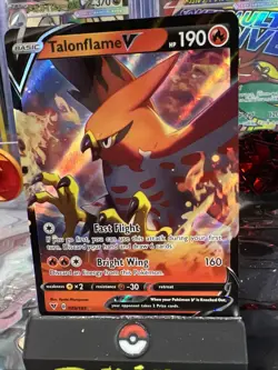 Pokemon TCG Talonflame V Vivid Voltage 029/185 Holo Ultra Rare Clean Card - Image 4
