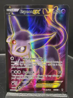 Pokemon TCG Espeon EX Holo Full Art Ultra Rare Card 117/122 XY Breakpoint - Image 2