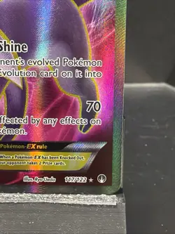 Pokemon TCG Espeon EX Holo Full Art Ultra Rare Card 117/122 XY Breakpoint - Image 5