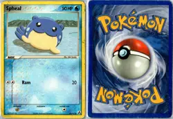 Pokemon Card - Spheal Legend Maker 65/92 2006 Common Damaged - Image 3