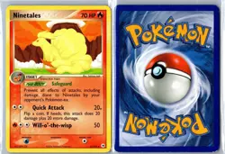 Pokemon Card - Ninetales Hidden Legends 22/101 2004 Rare Moderately Played - Image 3