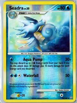 Pokemon Card - Seadra Legends Awakened 70/146 2008 Uncommon Reverse Holo HP - Image 1