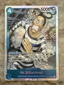 Bandai One Piece Card Game Mr.3 (Galdino) OP06-056 SR Foil Special Eng - Image 1