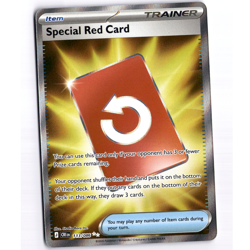 Special Red Card Ultra Rare Holo - 113/086 - ME04: Chaos Rising - NM - Image 1
