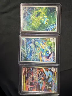 Pokemon Card Japanese Mega Greninja ex SR Froakie AR Frogadier AR Evolution Set - Image 1