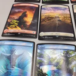 Magic MTG Final Fantasy - FOIL Basic Lands Set of 16 Magic the Gathering - Image 4