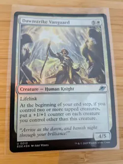 MTG Dawnstrike Vanguard (FOIL) 0010 Edge of Eternities M/NM Free UK P&P - Image 1