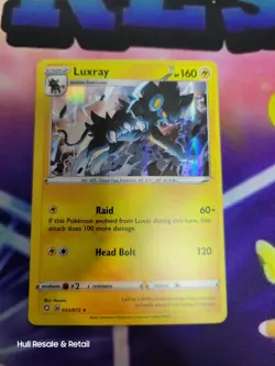 Pokemon TCG Card - Luxray - 033/072 - Holo Rare - Shining Fates Near Mint NM - Image 1