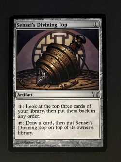 Magic the Gathering Sensei's Divining Top Champions of Kamigawa Regular Card - Image 1