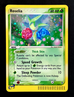 2003 Pokemon ROSELIA Ex Dragon HOLO Foil RARE e-Reader Edition Set Card 8/97 - Image 2
