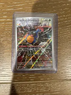 Pokemon Black Bolt Karrablast Illustration Rare Card 094/086 TCG - Image 1
