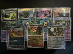 Pokemon TCG 2025 Black Bolt/White Flare Pokeball Masterball Holo 11 Card Lot NM - Image 1