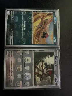 Pokemon TCG 2025 Black Bolt/White Flare Pokeball Masterball Holo 11 Card Lot NM - Image 5