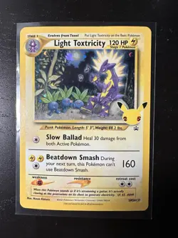 Light Toxtricity SWSH137 Sword & Shield Promo Holo 2021 Pokemon Card - Image 1