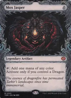 Mox Jasper (Showcase) TDM Mythic Regular #325 NM MTG - Image 1