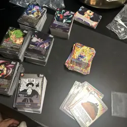 650+ Dragon Ball Super Fusion World Bulk All Holo Rare Lot Leader Cards Incl R/L - Image 1
