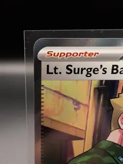 Pokemon TCG Lt. Surge's Bargain 170/132 Full Art Trainer Card Mega Evolution - Image 2