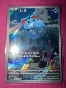 Pokemon Marill 204/193 Sv02 Paldea Evolved Illustration Rare Holo TCG Card - Image 1