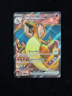 Pokemon TCG Charizard EX Scarlet & Violet Card 151 183/165 - Image 1