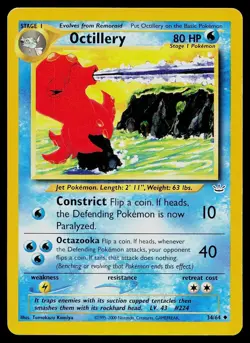 Pokemon Card Neo Revelation Octillery 34/64 Uncommon Unlimited Komiya - Image 1