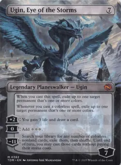 Ugin, Eye of the Storms (Borderless) TDM Mythic Regular #382 NM MTG - Image 2
