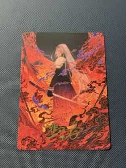 Nibelheim Aflame Art Card (Gold-Stamped Signature) Art Series: Final Fantasy - Image 1