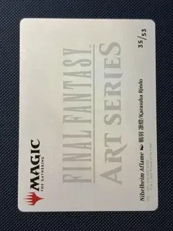 Nibelheim Aflame Art Card (Gold-Stamped Signature) Art Series: Final Fantasy - Image 2