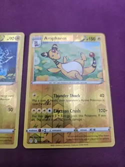 Pokemon TCG Mareep Flaaffy Ampharos 3-Card Lot Evolving Skies Reverse Holo - Image 4
