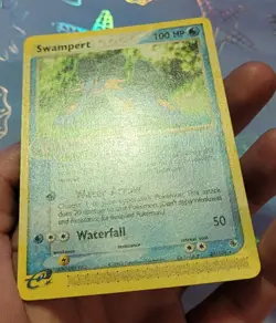 Swampert 23/109 Ruby & Sapphire Rare E-reader Pokemon Card NM - Image 3