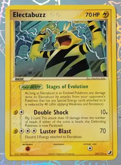 Electabuzz 22/115 EX Unseen Forces Pokemon Card NM - Image 1