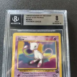 Mew #8 Pokemon Promo, Graded Pokemon Card, Pokemon Movie Promo Card - Image 2