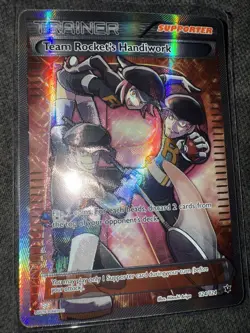 Pokemon TCG Team Rockets Handiwork Card #124/124 LP+ Condition - Image 1