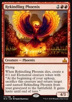 MTG REKINDLING PHOENIX EXC - FENICE RINFIAMMATA - RIX - MAGIC - Image 1