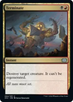 Terminate - Light Play MTG Double Masters 2022 - Image 1